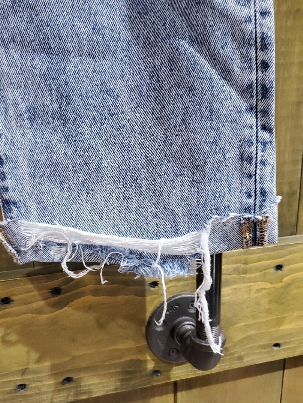 KanCan Light Blue Distressed Straight Jeans New With Tag, 100% Cotton NWT - Picture 5 of 9